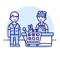 Cashier Checkout 3 Illustration from UX Duotone Set