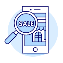 App Store Sale Illustration from UX Duotone Set