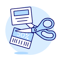 Discount Coupon Cut 2 Illustration from UX Duotone Set