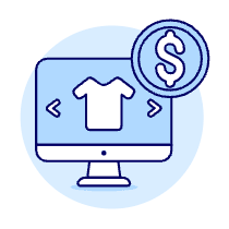 Customize Shirt Imac Illustration from UX Duotone Set