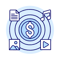Subscription Income Illustration from UX Duotone Set