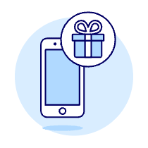 Gift Box Phone 1 Illustration from UX Duotone Set