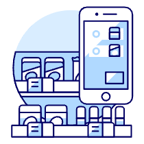 Phone Price Check Illustration from UX Duotone Set