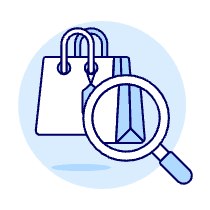 Shopping Bag View Illustration from UX Duotone Set