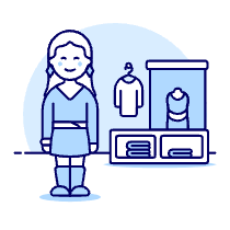 Garment Shopping 2 1 Illustration from UX Duotone Set