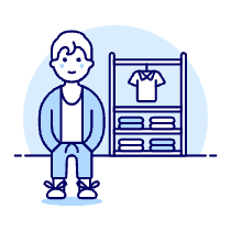 Shopping Experience Illustration from UX Duotone Set
