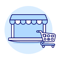 Online Store Laptop Illustration from UX Duotone Set