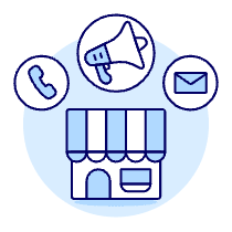 Store Advertisement Illustration from UX Duotone Set