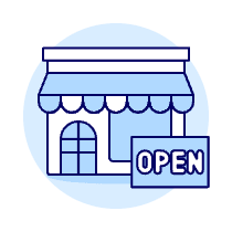 Store Open Illustration from UX Duotone Set
