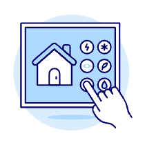 Smart Home Controler 1 Illustration from UX Duotone Set