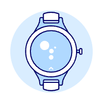 Smart Watch 4 Illustration from UX Duotone Set