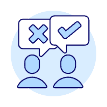 User Discuss 1 Illustration from UX Duotone Set