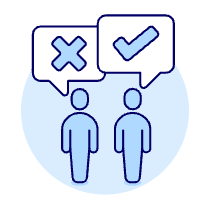 User Discuss 2 Illustration from UX Duotone Set