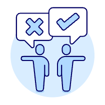 User Discuss 3 Illustration from UX Duotone Set