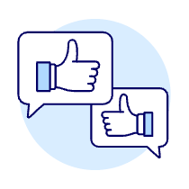 Discuss Like 1 Illustration from UX Duotone Set