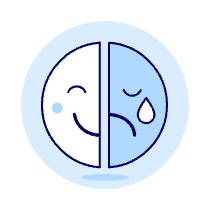 Emoji Happy Sad 1 Illustration from UX Duotone Set