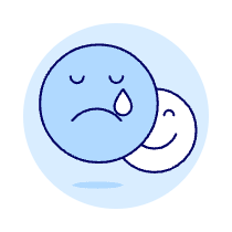 Emoji Happy Sad 3 Illustration from UX Duotone Set