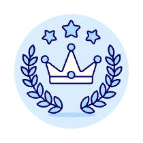 Crown Star Illustration from UX Duotone Set
