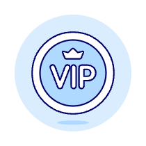 Gold Vip Coin Illustration from UX Duotone Set