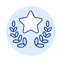 Star Leaf Illustration from UX Duotone Set