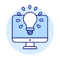 Imac Idea Illustration from UX Duotone Set