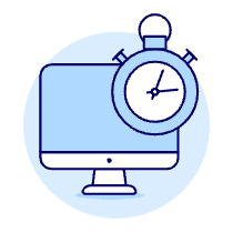 Pc Runtime Illustration from UX Duotone Set