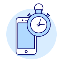 Phone Runtime Illustration from UX Duotone Set