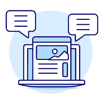 App Content Illustration from UX Duotone Set