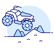 Atv Off Road Illustration from UX Duotone Set