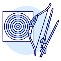 Sports Archery Illustration from UX Duotone Set