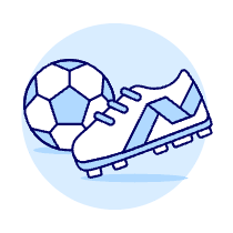 Soccer Football 1 Illustration from UX Duotone Set