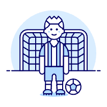 Sports Soccer Football 7 Illustration from UX Duotone Set
