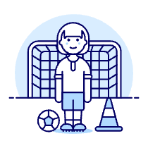 Sports Soccer Football 8 Illustration from UX Duotone Set