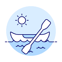 Kayak Illustration from UX Duotone Set