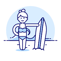 Surfing 2 Illustration from UX Duotone Set