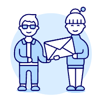 Give Envelope 1 Illustration from UX Duotone Set