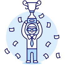 Promotion Trophy 2 1 Illustration from UX Duotone Set