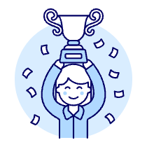 Promotion Trophy 3 2 Illustration from UX Duotone Set