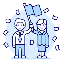 Team Achievement 1 Illustration from UX Duotone Set