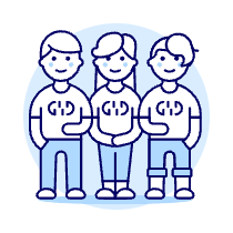 Programmer Team 1 Illustration from UX Duotone Set