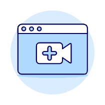 Video Browser Add Illustration from UX Duotone Set