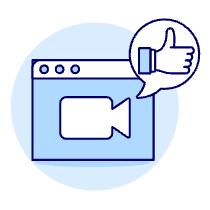Video Browser Like Illustration from UX Duotone Set