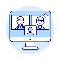 Video Group Call Illustration from UX Duotone Set
