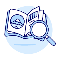 Search Magazine Illustration from UX Duotone Set