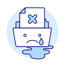 Folder Error Illustration from UX Duotone Set