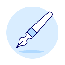 Dip Pen Illustration from UX Duotone Set