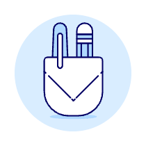 Pen Pocket Illustration from UX Duotone Set