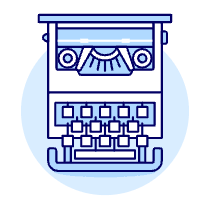 Red Typewriter Illustration from UX Duotone Set