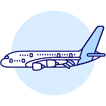Airplane 3 Illustration from UX Duotone Set