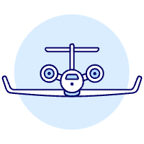 Airplane Jet Illustration from UX Duotone Set